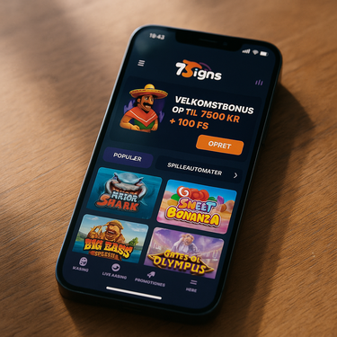 7Signs Casino - Mobil gaming - Smartphone platform